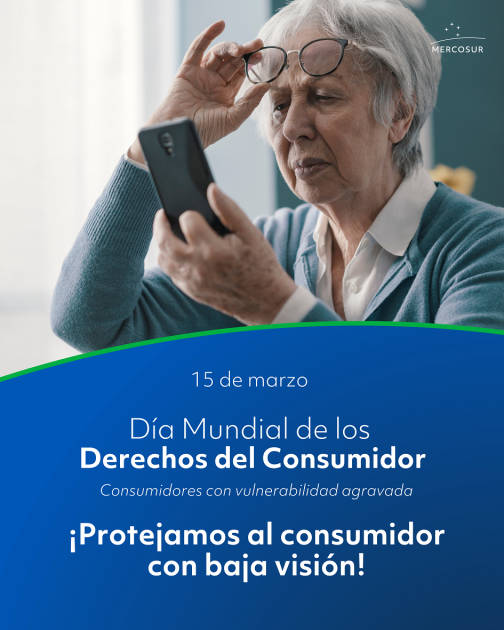 Campaña de la semana del consumidor - Protejamos al consumidor con baja visión Campaña de la semana del consumidor - Protejamos al consumidor con baja visión