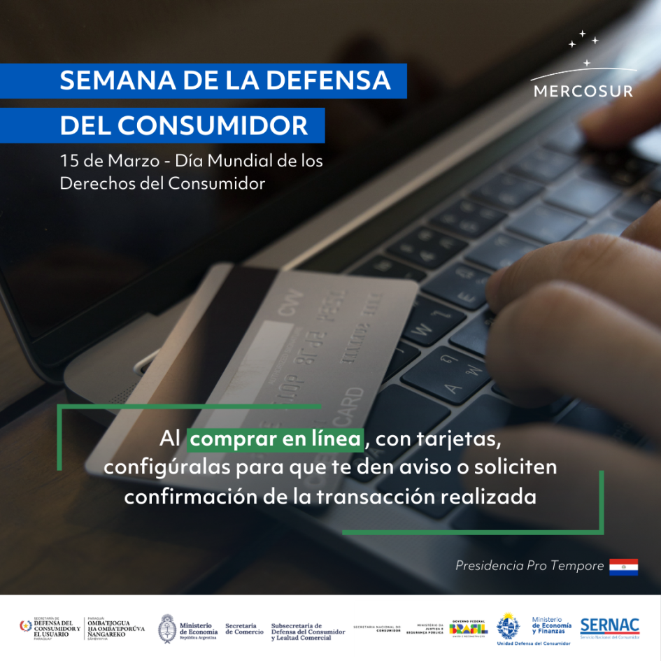 Al comprar en línea con tarjetas, configuralas para que te den aviso o soliciten confirmación