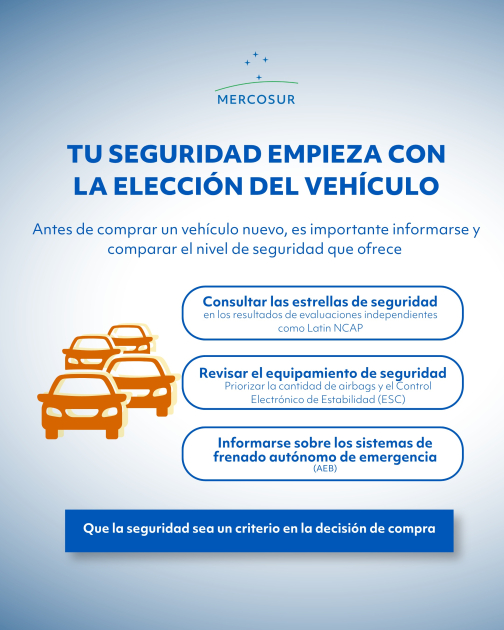 Campaña: Recomendaciones para la elección de nuevos vehículos seguros