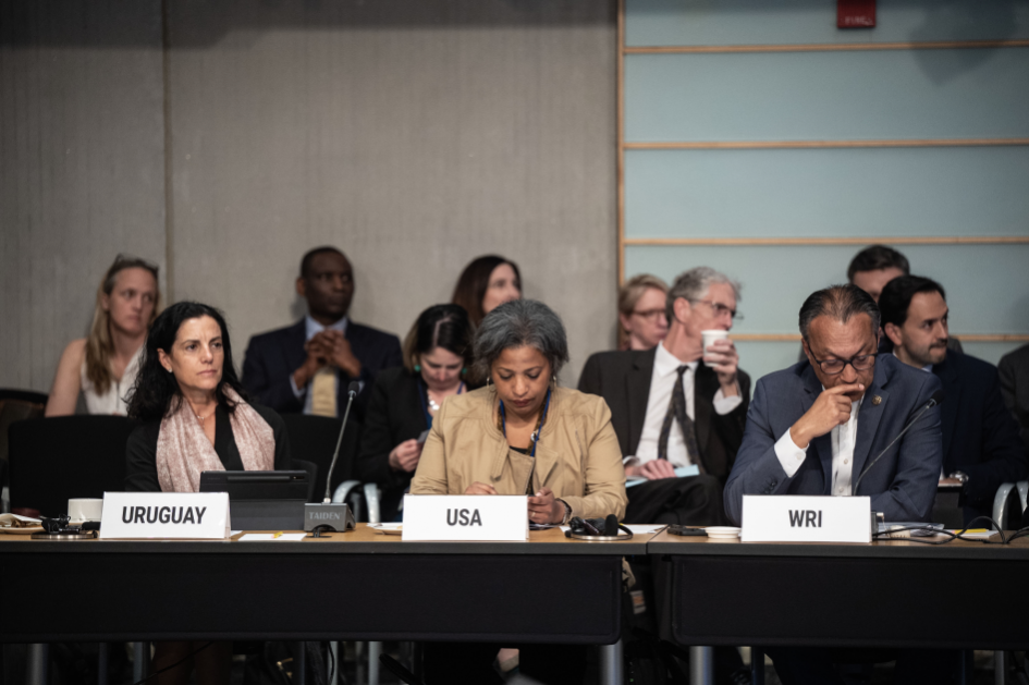 Ministra Arbeleche en la reunión de la Coalición de Ministros de Finanzas para la Acción Climática. Ministra Arbeleche en la reunión de la Coalición de Ministros de Finanzas para la Acción Climática.
