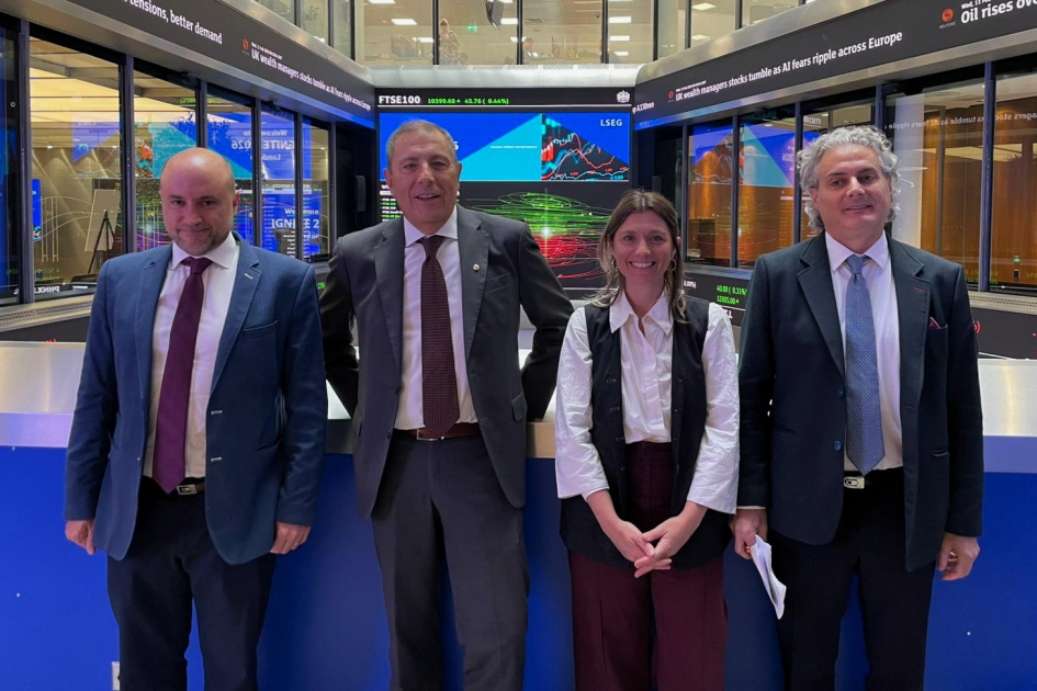 Juan Labraga, Gabriel Oddone, Isabella Antonaccio y Herman Kamil