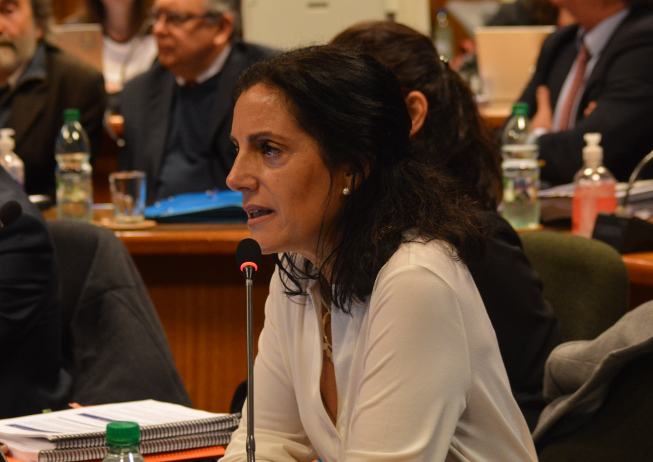 Ministra Azucena Arbeleche en Comisión de Presupuesto integrada con Hacienda del Senado Rendición de Cuentas