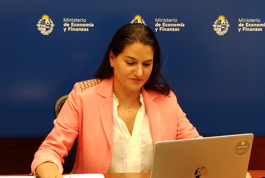 Coordinadora de Política Económica del Ministerio de Economía y Finanzas, Marcela Bensión. Coordinadora de Política Económica del Ministerio de Economía y Finanzas, Marcela Bensión.