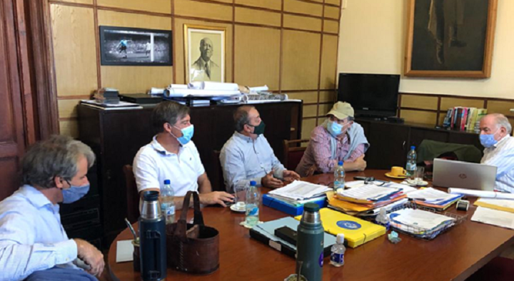 Foto reunión entre Dirección General de Comercio e Intendencia Departamental de Rocha