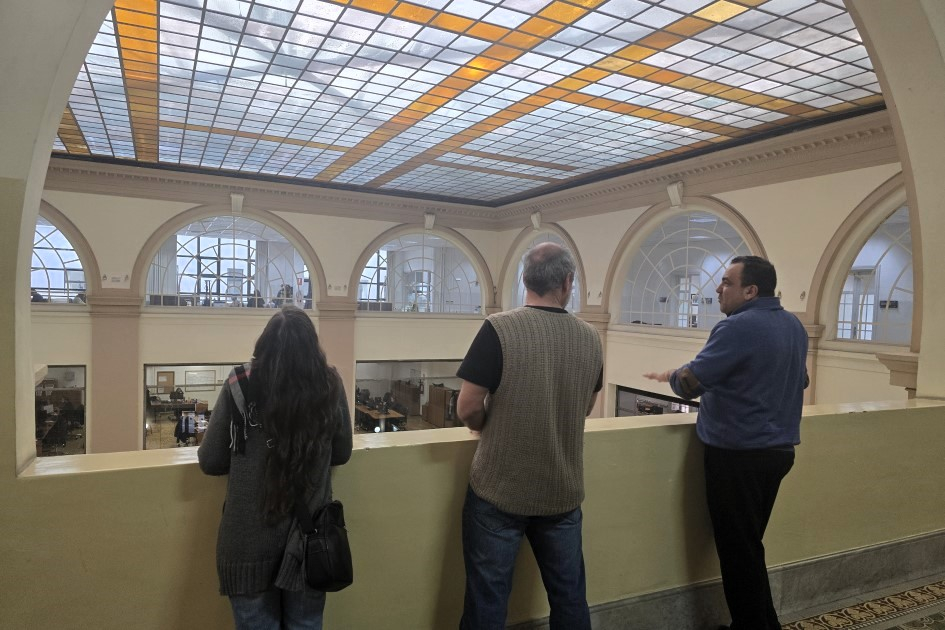 Andrés Pak Linares, Gabriel Queijo. Recorrida por el MEF.