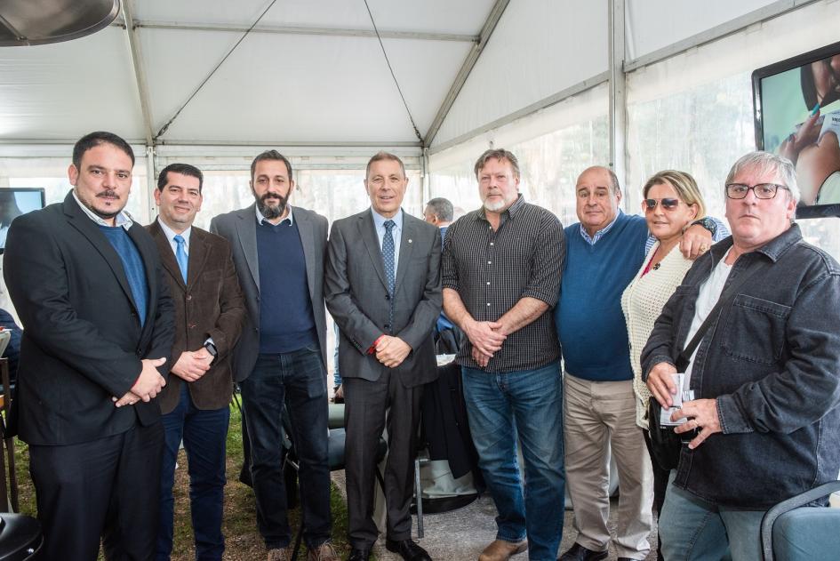 Autoridades durante el gran premio Batalla de las Piedras Autoridades durante el gran premio Batalla de las Piedras