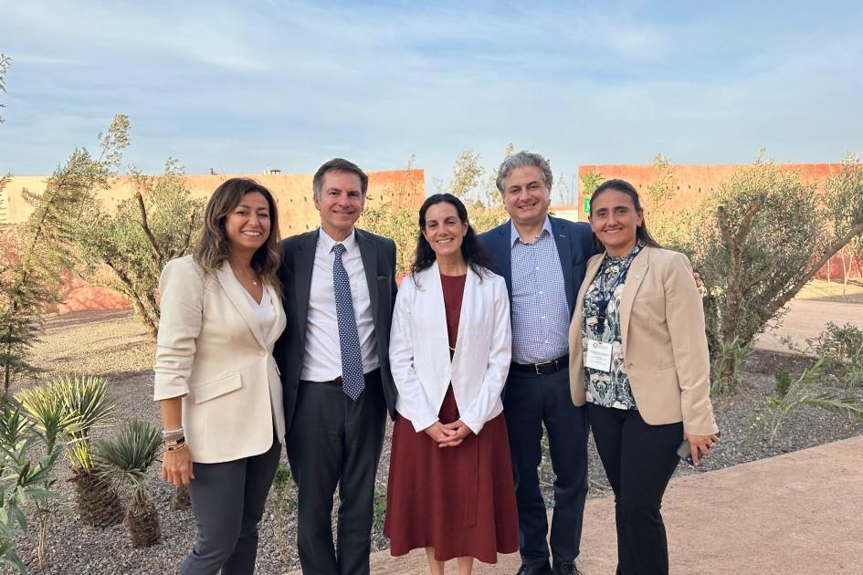 Ayat Soliman, Felipe Jaramillo, Azucena Arbeleche, Herman Kamil y Carolina Saizar.