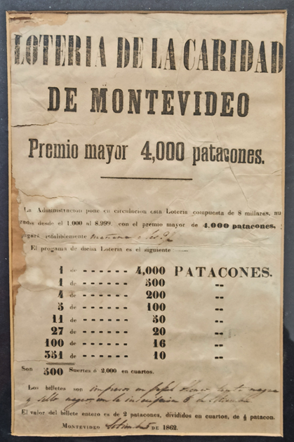 Lotería de la Caridad de Montevideo Lotería de la Caridad de Montevideo