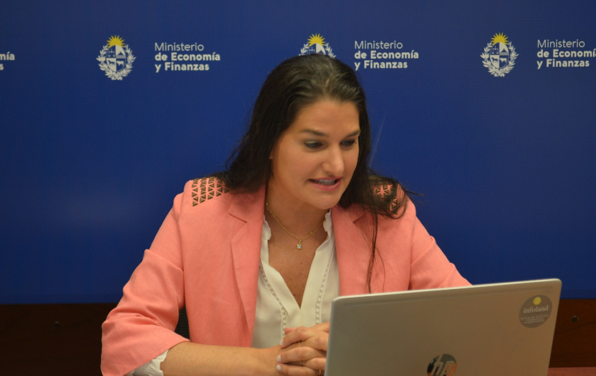 Coordinadora de Política Económica del Ministerio de Economía y Finanzas, Marcela Bensión.