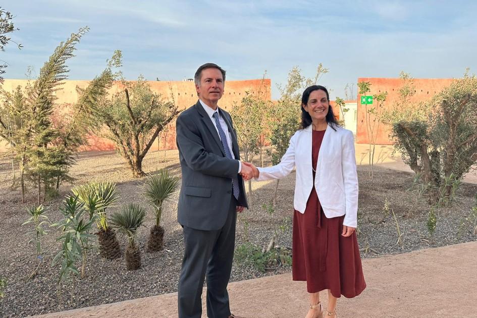 Vicepresidente del BM para América Latina y El Caribe Felipe Jaramillo y Ministra Azucena Arbeleche Vicepresidente del BM para América Latina y El Caribe Felipe Jaramillo y Ministra Azucena Arbeleche