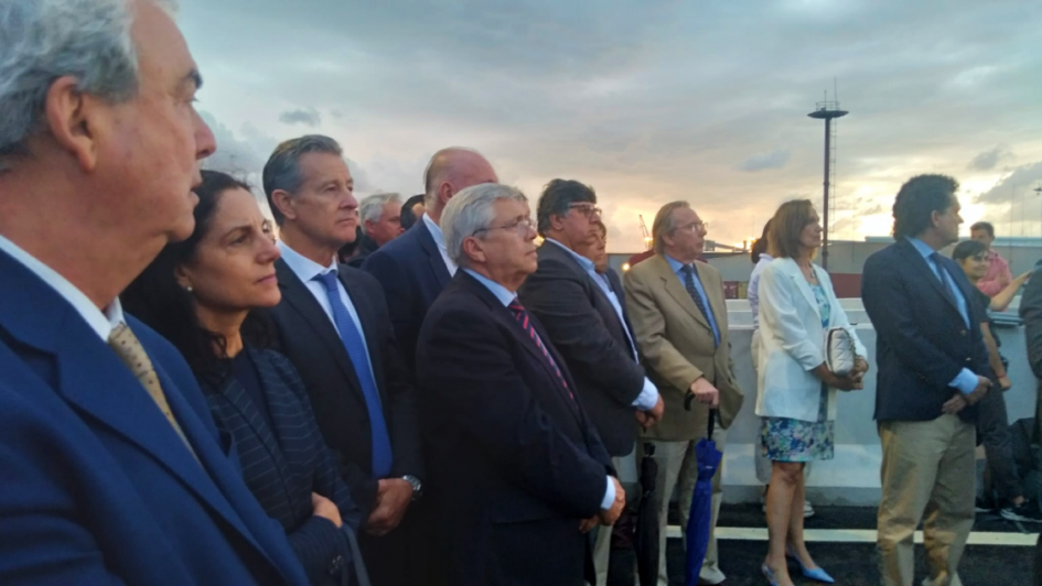 Inauguración obra vial en rambla portuaria