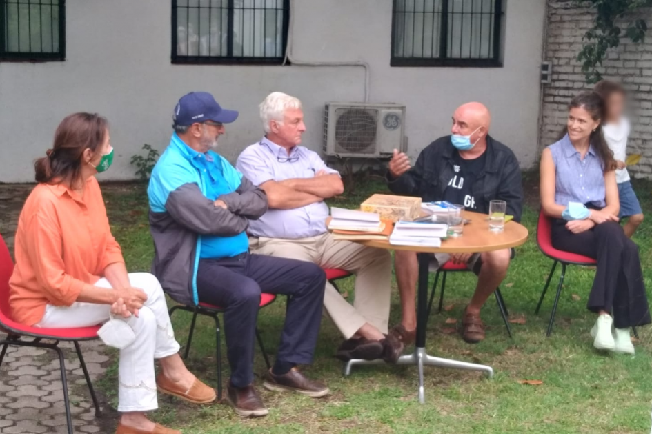 Stella Pérez del Castillo, Gustavo Zerbino, Roberto Canessa, Gabriel Camillo y María Beer