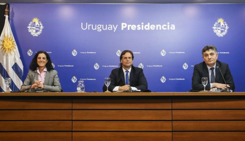 Azucena Arbeleche, Luis Lacalle e Isaac Alfie