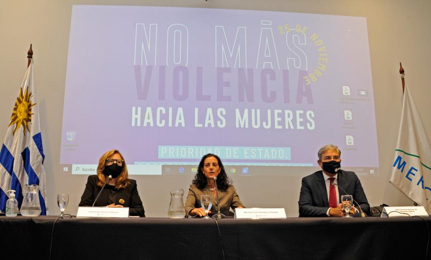 Bottero, Arbeleche, Silva Día contra Violencia contra la Mujer