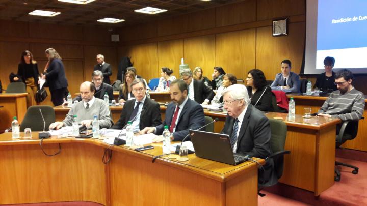 Presentación de la Rendición de Cuentas 2018 Equipo económico encabezado por ministro Danilo Astori en el Parlamento