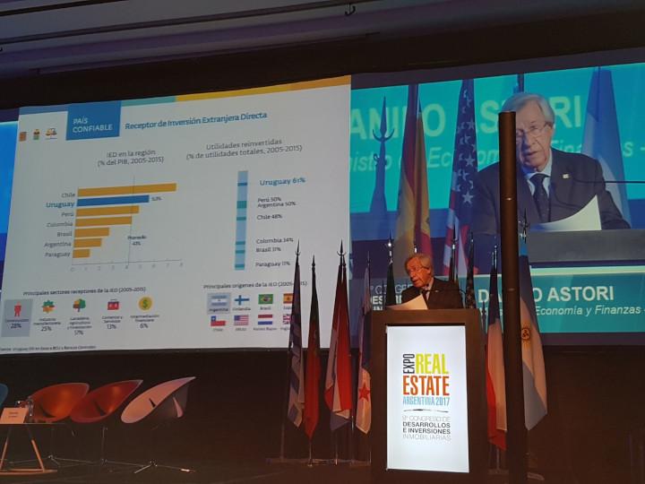 Astori en Real State en Buenos Aires Conferencia del ministro de Economía Danilo Astor