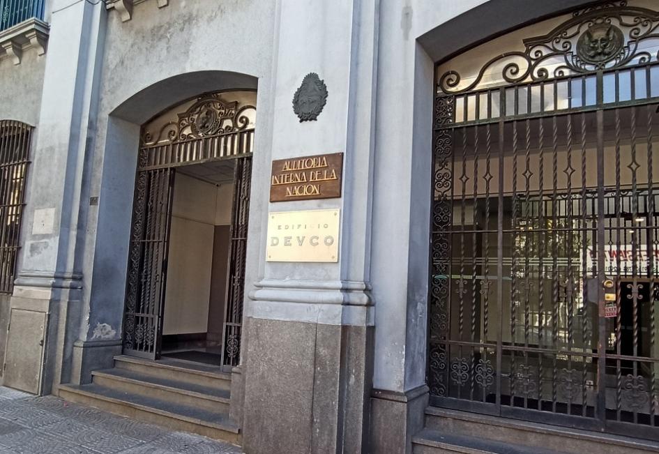 Fachada de la Auditoría Interna de la Naci