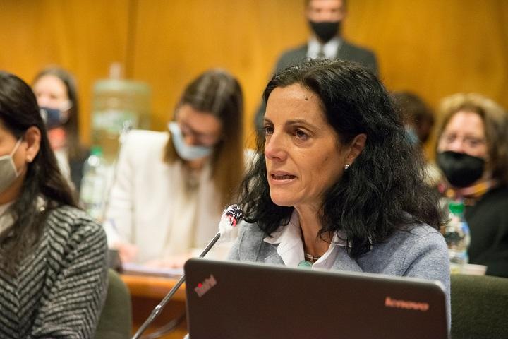 Presentación de rendición de cuentas 2019 Ministra Azucena Arbeleche en presentación de rendición de cuentas 2019