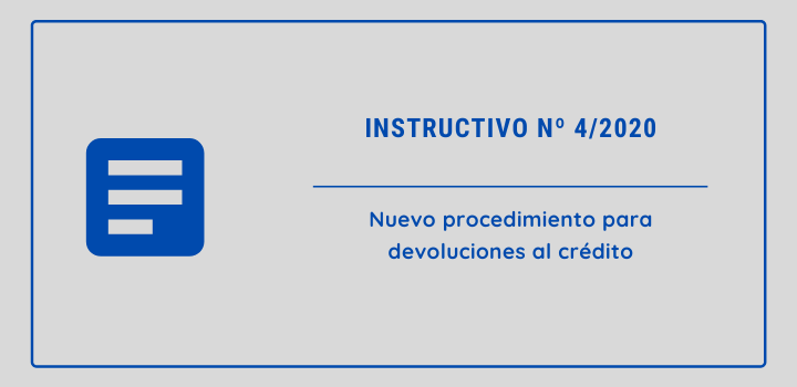 Instructivo Nº 4/2020 Instructivo Nº 4/2020
