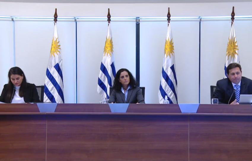 Marcela Bensión, Azucena Arbeleche, Diego Labat Presentación a inversores