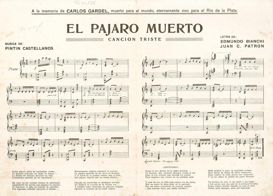 Archivo del Centro Nacional de Documentación Musical Lauro Ayestarán (ver detalle en noticia) Archivo del Centro Nacional de Documentación Musical Lauro Ayestarán (ver detalle en noticia)