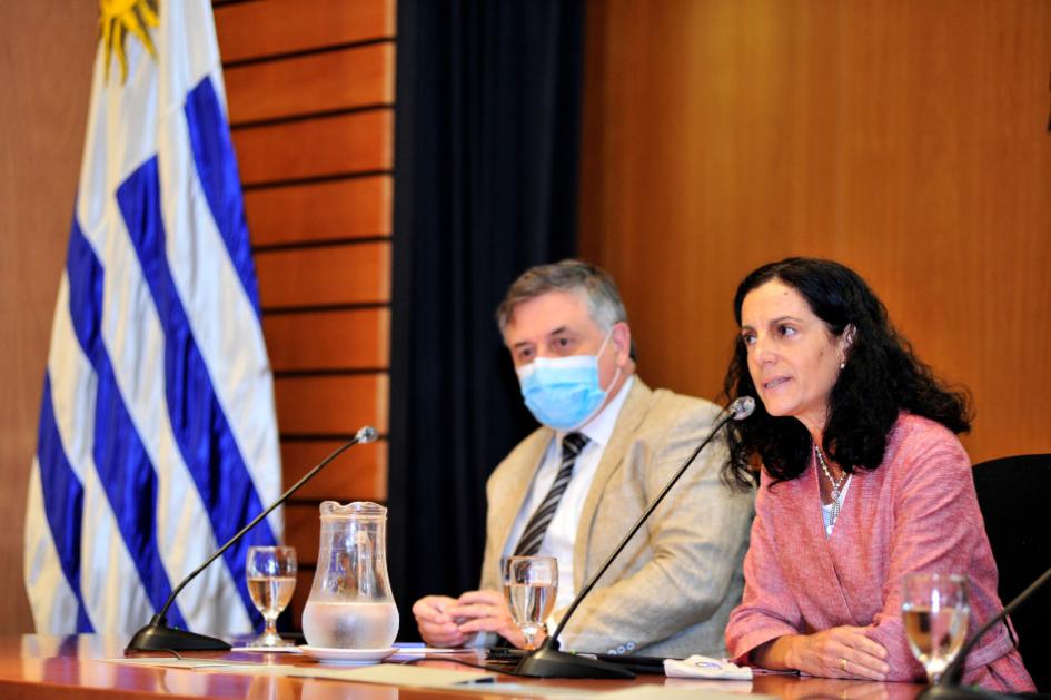 Ministro Omar Paganini, ministra Azucena Arbeleche Estrategia Climática de Largo Plazo de Uruguay