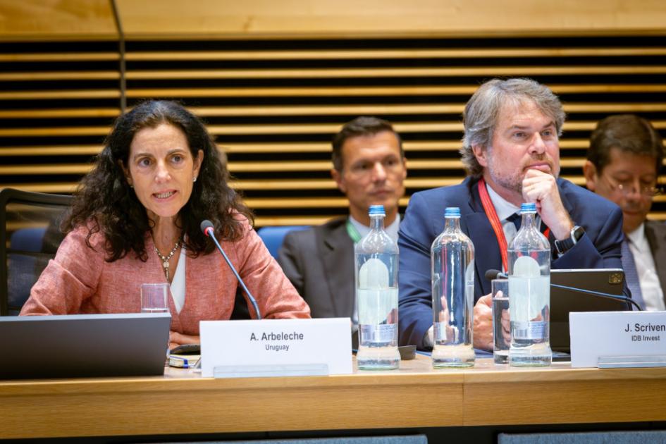 Ministra de Economía y Finanzas Azucena Arbeleche Cumbre Celac - Unión Europea