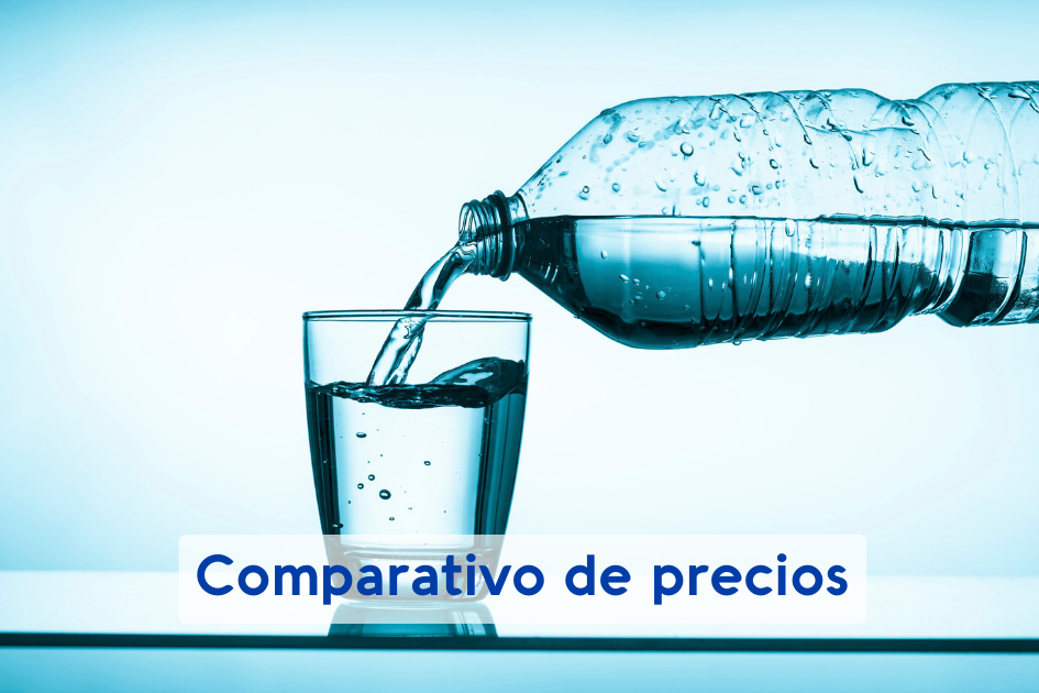 Informe semanal de variación de precios de agua envasada sin gas en Zona Metropolitana Comparativo de precios