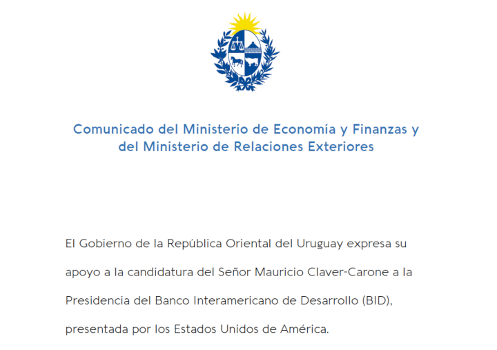 Comunicado MEF-MRREE