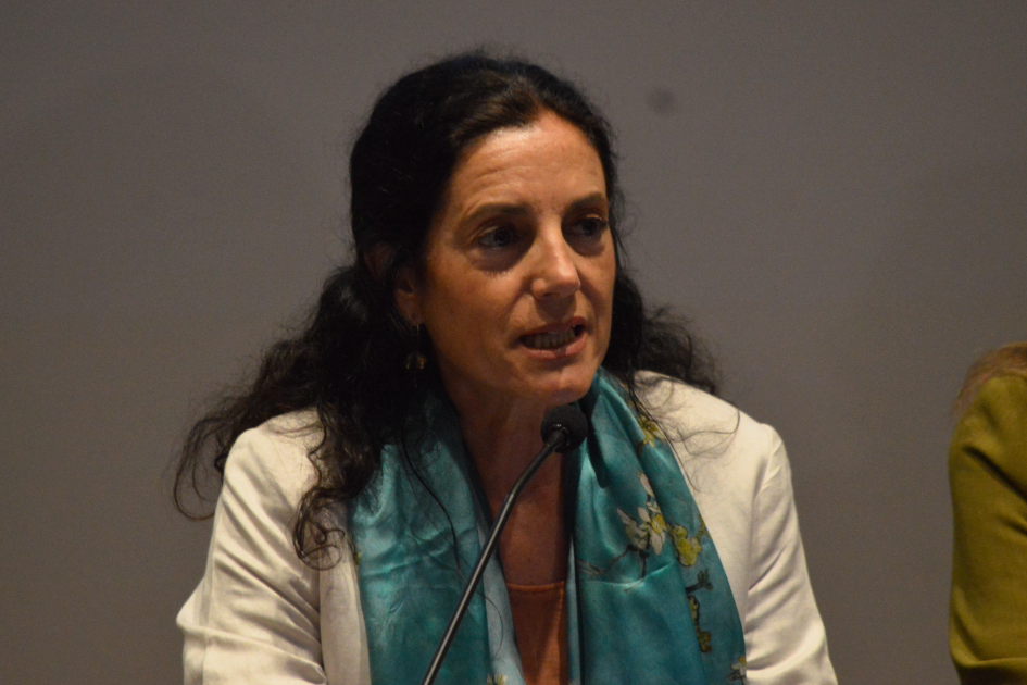 Ministra de Economía y Finanzas, Azucena Arbeleche. Ministra de Economía y Finanzas, Azucena Arbeleche, en su presentación.