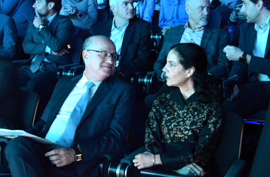 Ilan Goldfajn y Azucena Arbeleche