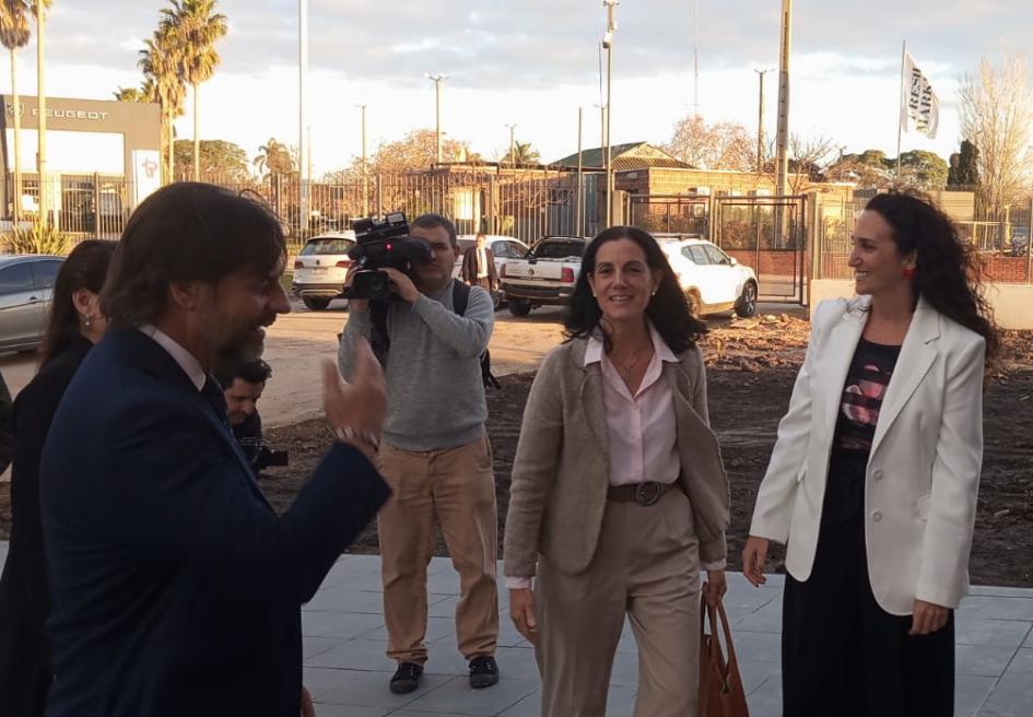 Presidente Lacalle Pou, ministra Arbeleche Uruguay Innovation Hub