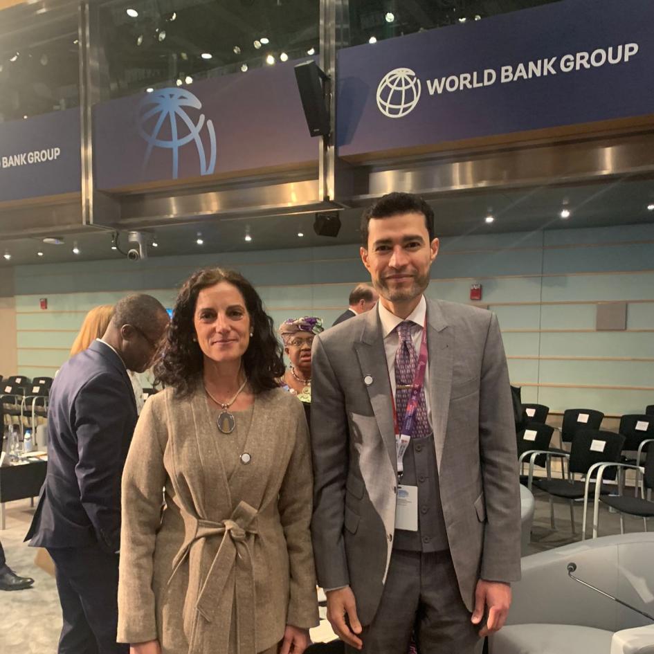 Ministra Azucena Arbeleche y Mohamed bin Hadi Al Hussaini, ministro de Asuntos Financieros de EAU Ministra Azucena Arbeleche y Mohamed bin Hadi Al Hussaini, ministro de Asuntos Financieros de EAU