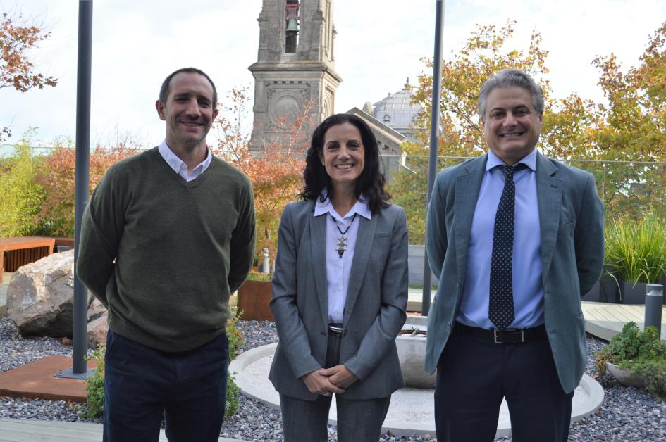 Juan Labat, ministra Azucena Arbeleche, Herman Kami COP28