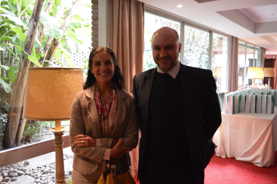 Ministra Azucena Arbeleche y director Juan Labraga Ministra Azucena Arbeleche y director Juan Labraga