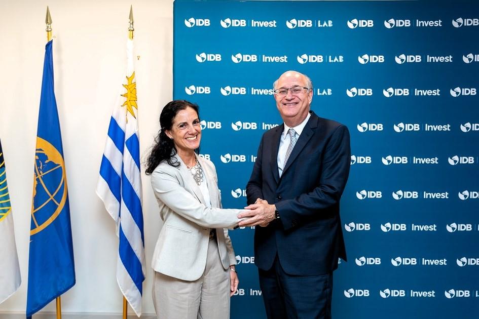 Ministra de Economía y Finanzas, Azucena Arbeleche, y presidente del BID, Ilan Goldfajn. Ministra de Economía y Finanzas, Azucena Arbeleche, y presidente del BID, Ilan Goldfajn.