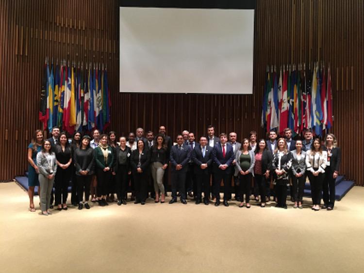 Representantes de cada país que han participado en Taller Regional