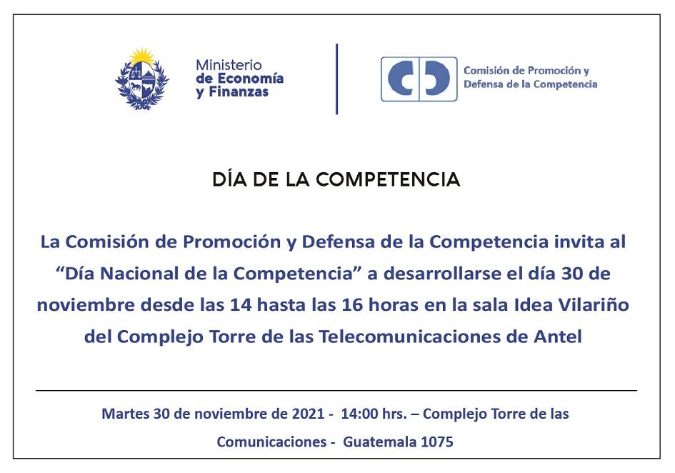 Invitación Día de la Competencia Invitación Día de la Competencia