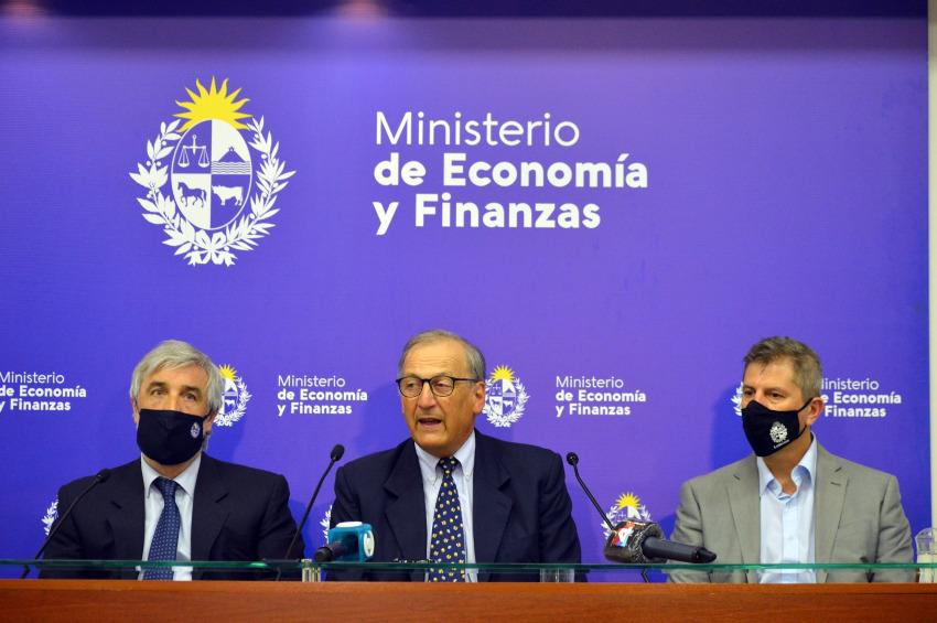 Alejandro Irastorza, Ricardo Berois, Alejandro Milano Lanzamiento de Lotería de Fin de Año