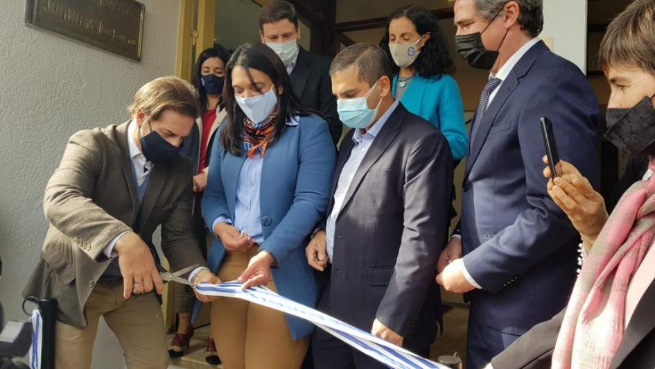 Ministra de Economía y Finanzas Azucena Arbeleche en Melo Inauguración Centro Pyme