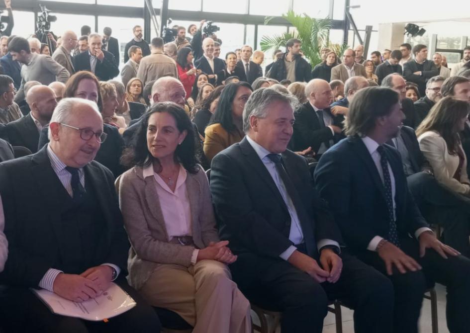 Presidente Lacalle Pou, ministra Arbeleche Uruguay Innovation Hub