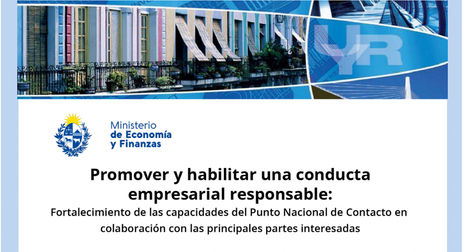 Evento Ministerio de Economía y OCDE para promover la Conducta Empresarial Responsable en Uruguay Invitación OCDE
