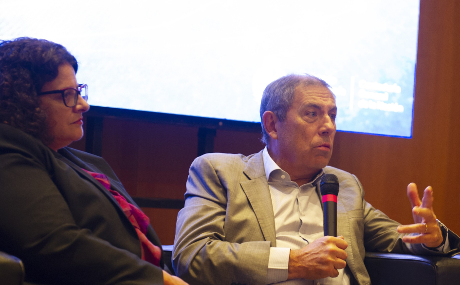 Contadora de la Nación Adriana Arosteguiberry, ministro Gabriel Oddone