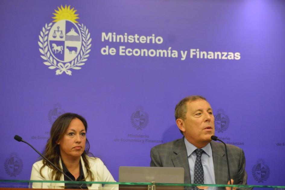 Ministra Cardona y ministro Oddone