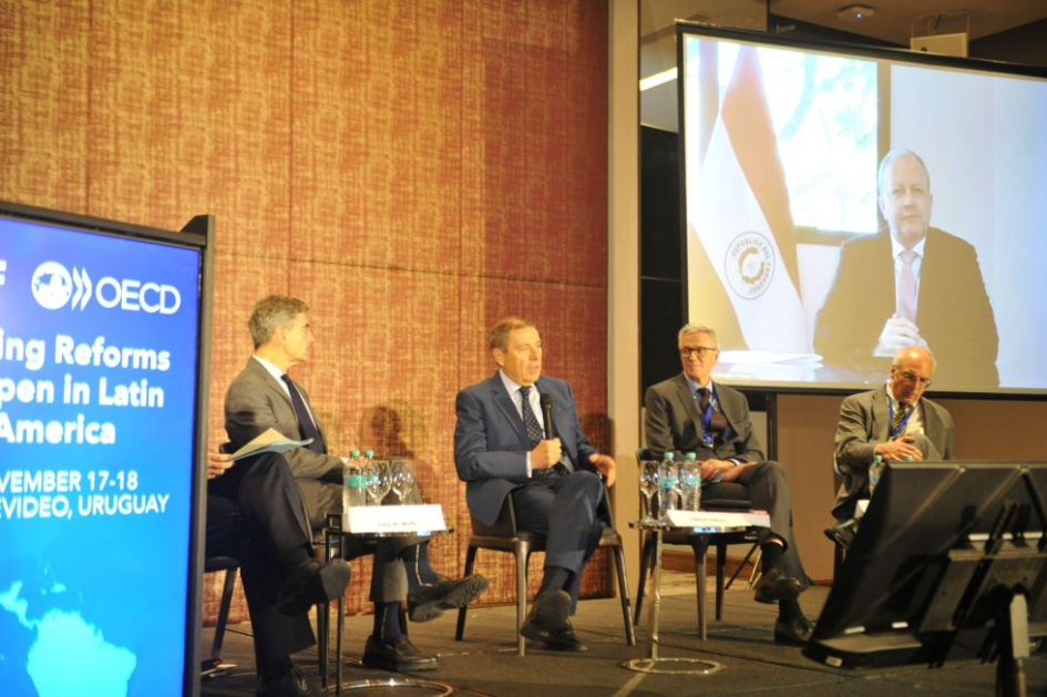 Ministro Oddone en panel internacional