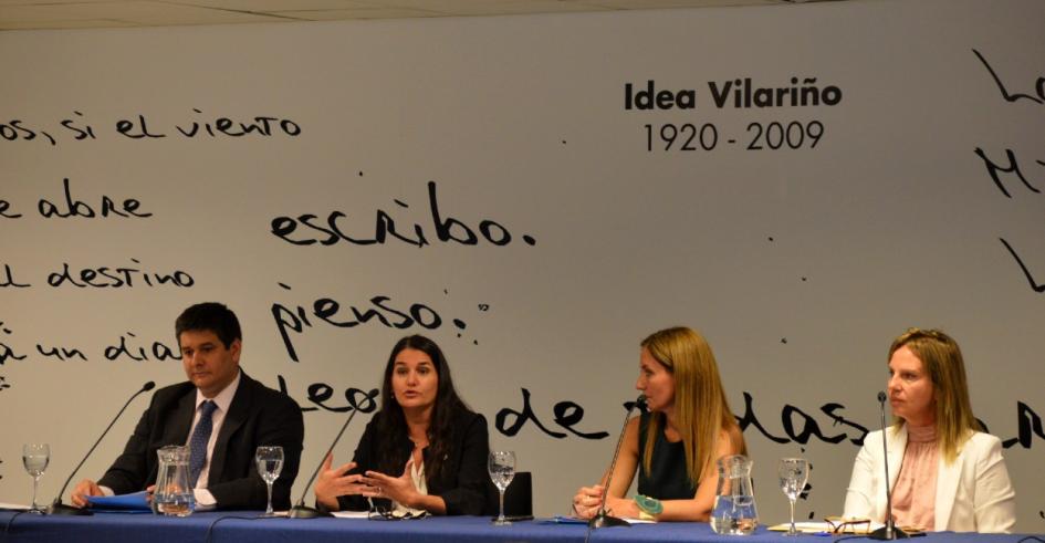 Daniel Ferrés, Marcela Bensión, Natalia Yul, Adriana Giuffra Día de la Competencia