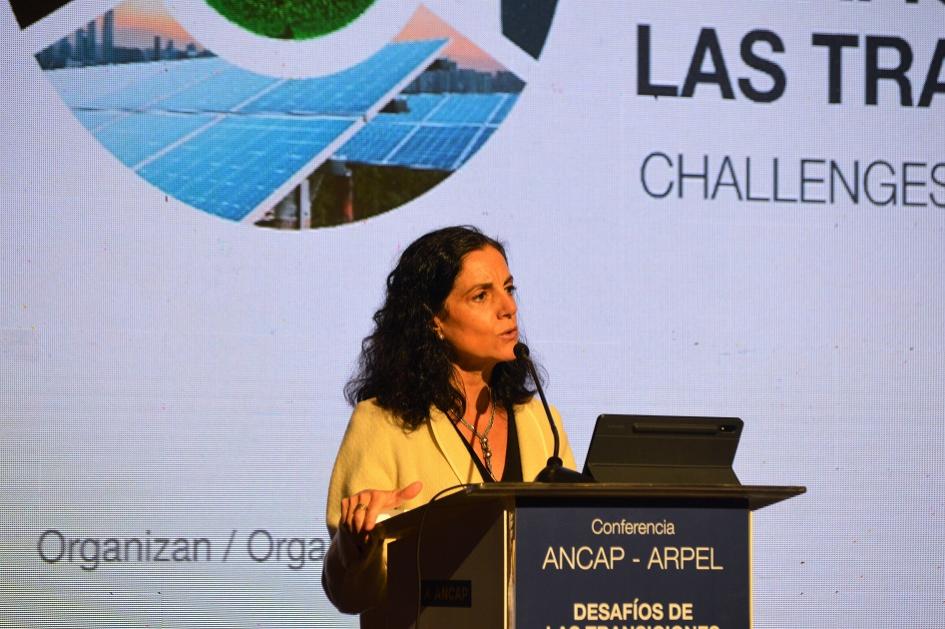 Ministra de Economía Azucena Arbeleche Transiciones energéticas