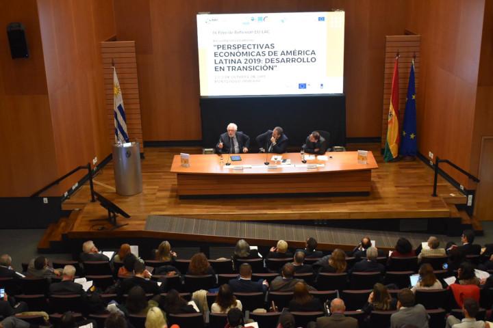 Mario Pezzini, Pablo Ferreri, Francois Borit Foro Desarrollo EU-LAC