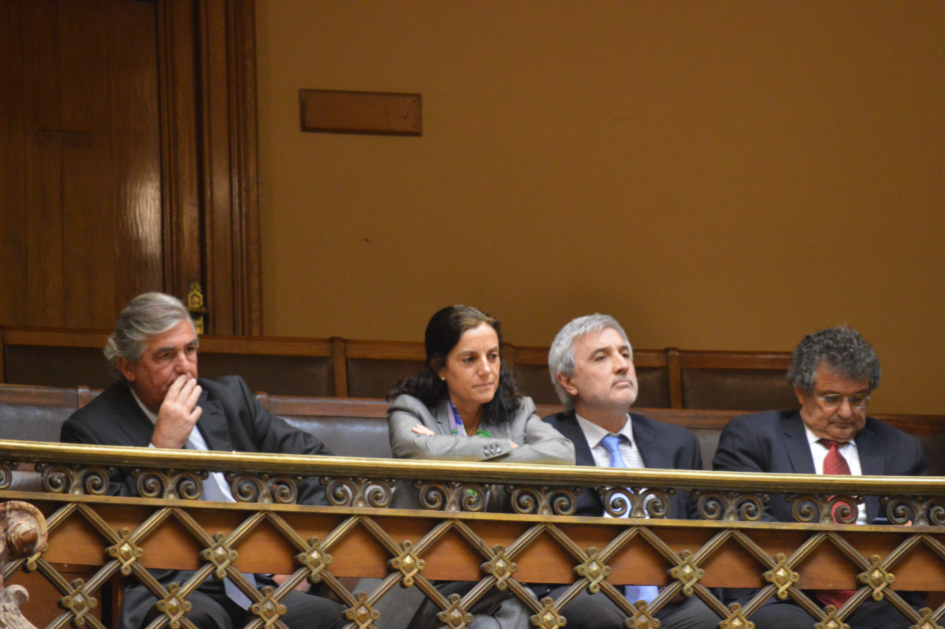 Mauricio di Lorenzo, Azucena Arbeleche, Alejandro Irastorza y Fernando Blanco