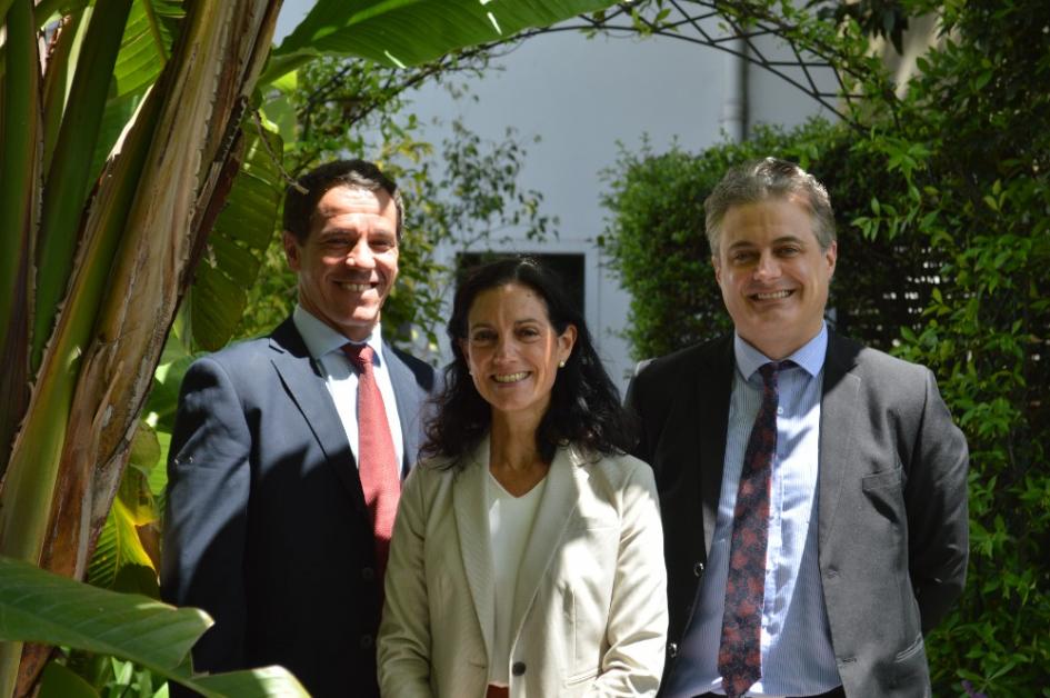 Marcelo Caffera, Azucena Arbeleche y Herman Kamil Marcelo Caffera, Azucena Arbeleche y Herman Kamil